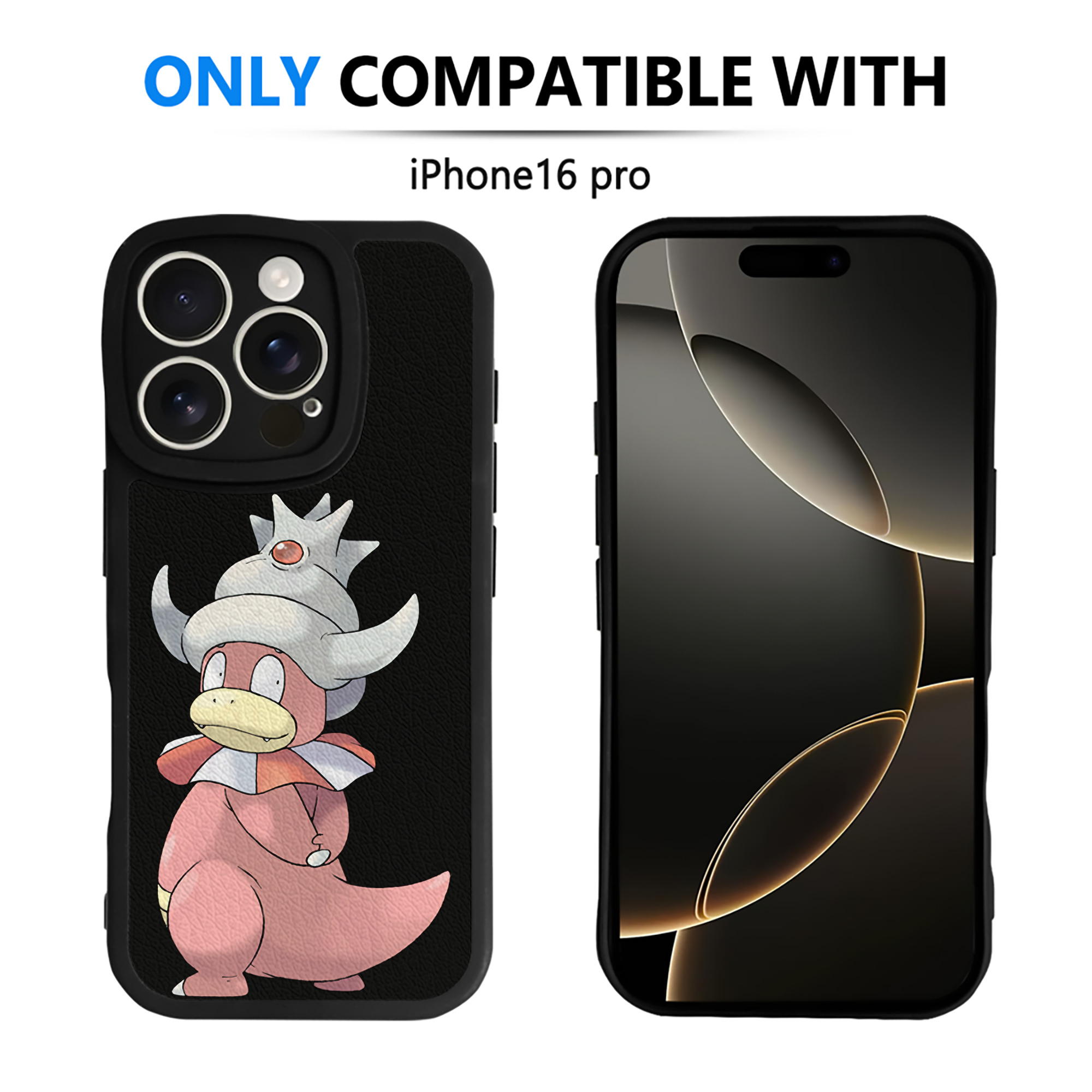 （画像用） ポケットモンスター Pokémon 【iPhone 16シリーズ対応】シリコンスマホケース（レザー調） 材質：シリコン